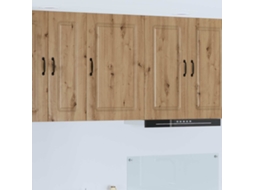 Vidaxl Painel De Lava-louça Kalmar Carvalho Artesanal 80 X 31 X 80 Cm