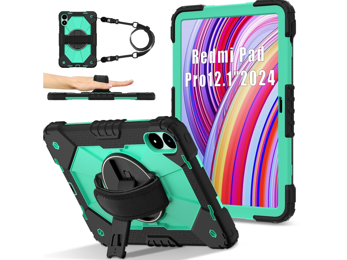 Lurelia Capa Para Redmi Pad 2 De 11 Polegadas (2025), Silicone, Preto, Proteção Contra Quedas, Encaixe Estável