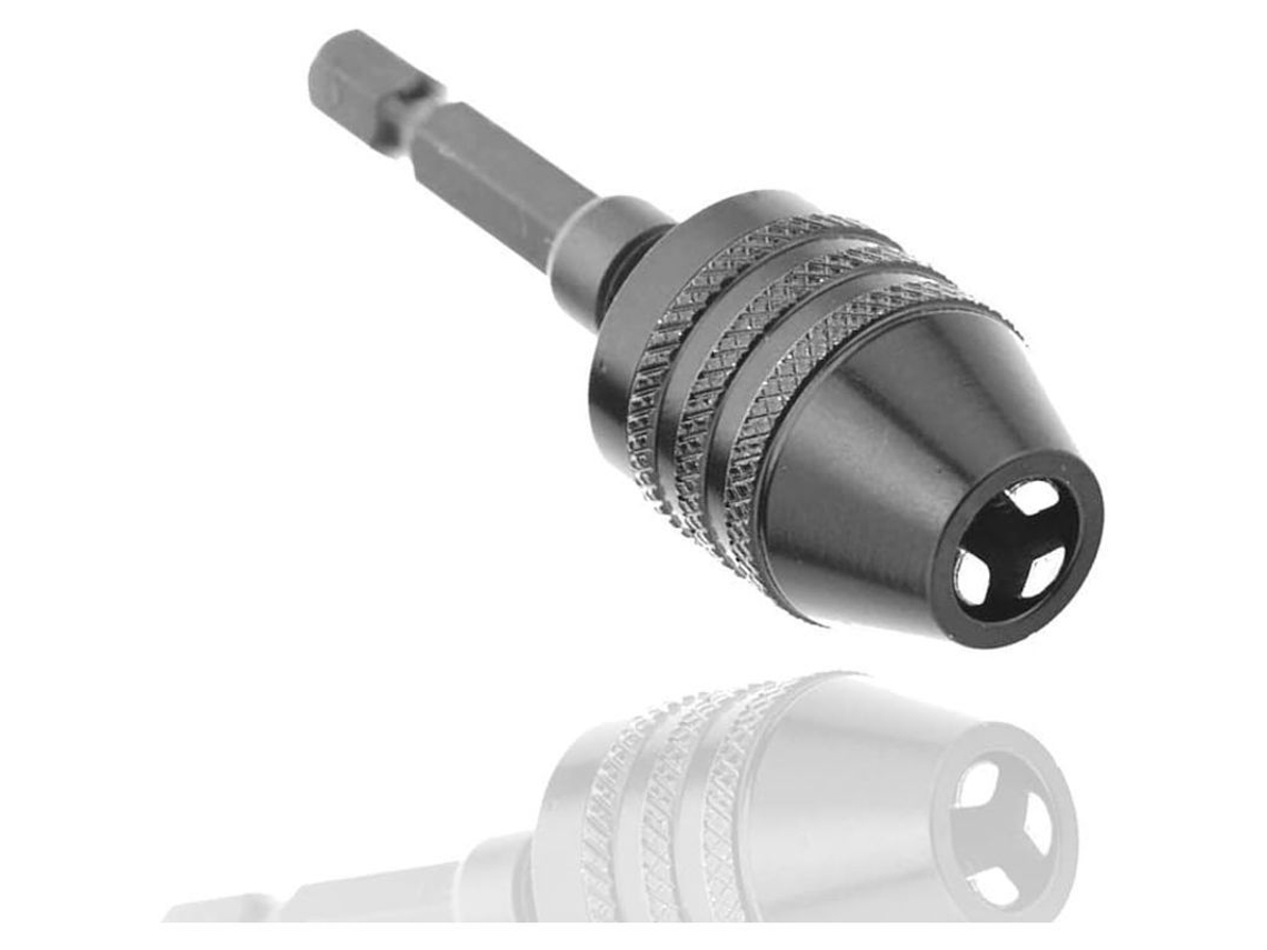 Ferramenta de conversão de mandril sem chave, 0.3-8mm, com cabo hexagonal 1/4" S/MARCA
