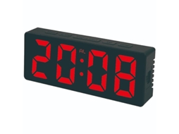 Peça Led Snooze Despertador 12/24h Relógio Eletrônico Decoração De Quarto Para Casa Slowmoose