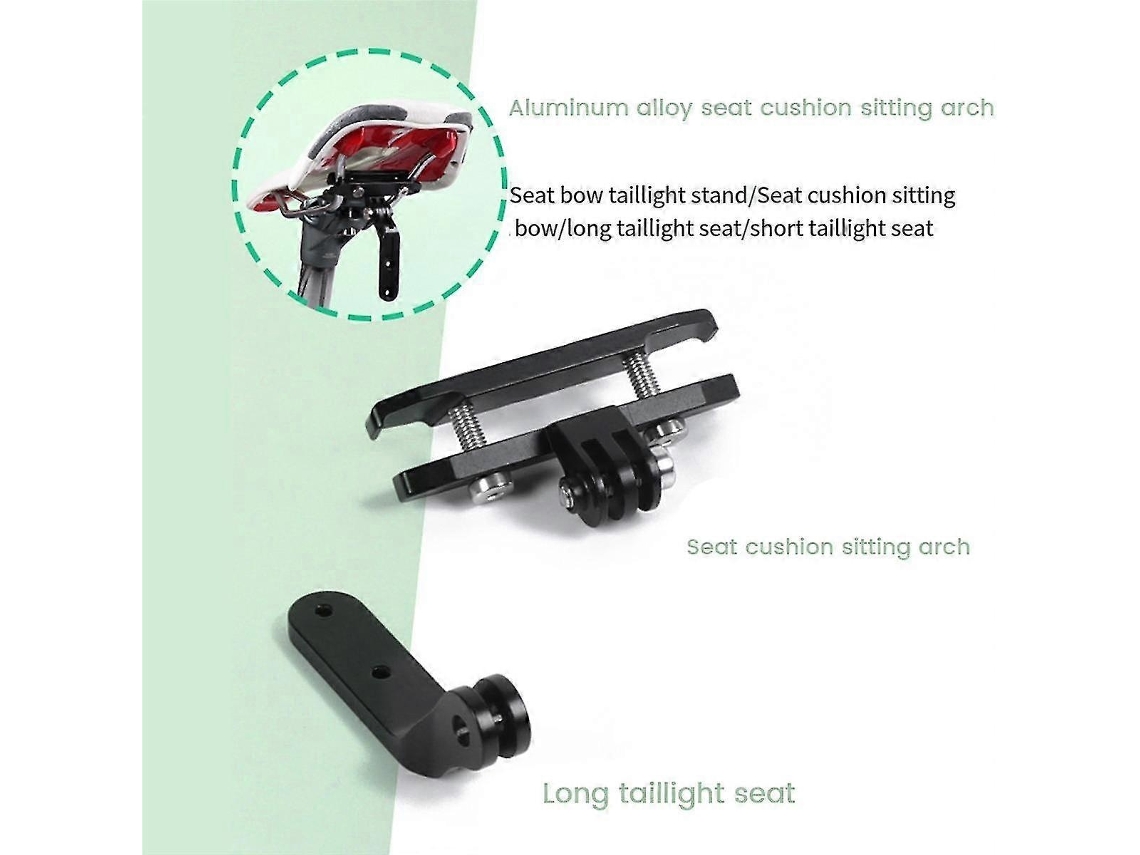 Lurelia Luz De Bicicleta Metal Preto