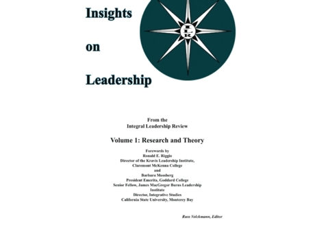 Livro Insights on Leadership, Volume 1: Theory and Research Russ Volckmann (Inglês)