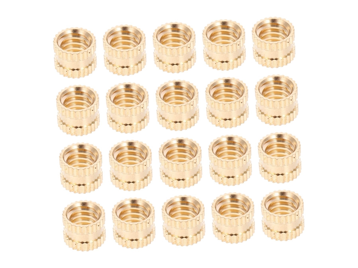 Magiclulu 20 Peças Porcas De Latão Termoendurecível Para Moldagem Por