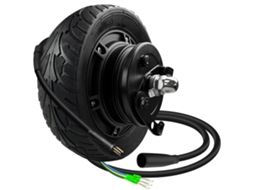 Zero Motor Traseiro Para Monopatinete Zero 8 Com Pneu Sólido Original Preto