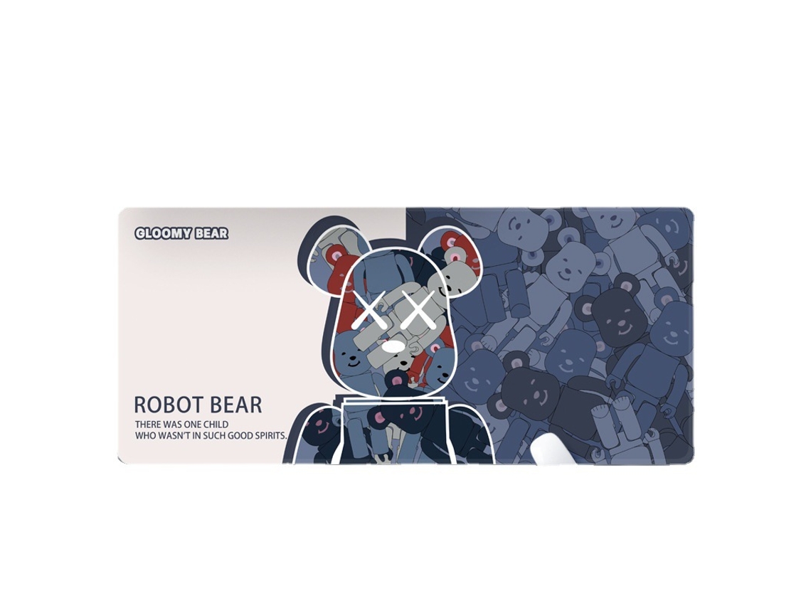 Mousepad Com Blocos De Montar E Personalidade De Urso Para Computador E E Sports Brilvibera