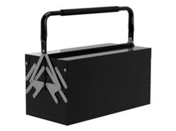 Caixa De Ferramenta Aço Cor Preto 45x20x34,5 Cm Durhand