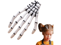 Presilhas De Cabelo De Terror, Presilha Exclusiva Em Formato De Garra De Mão De Esqueleto, Estilo Gótico Punk.