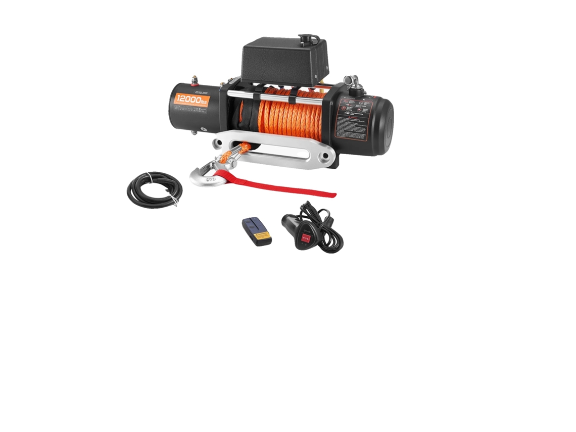Guincho, Capacidade De 12000 Lbs, Controle Sem Fio E Com Fio, 12000 Lbs