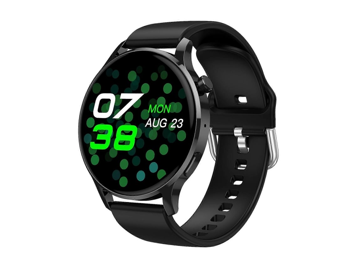 Smartwatch Watch3 Pro com tela AMOLED de 1,3 polegadas e carregamento sem fio, compatível com chamadas Bluetooth e NFC VONKELIOS