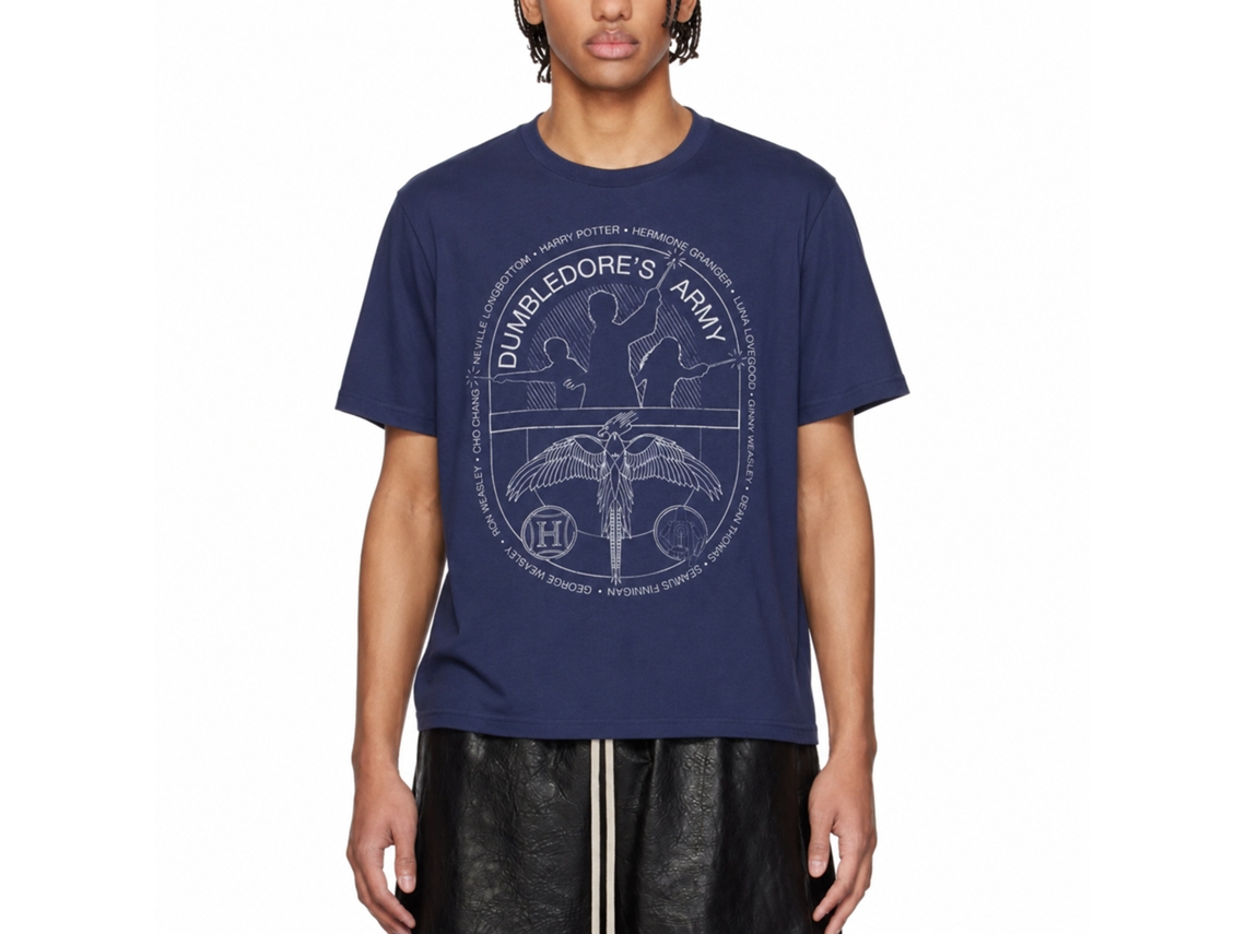 Rockinstone Harry Potter Dumbledores Army Emblem Navy T-shirt Size:xl