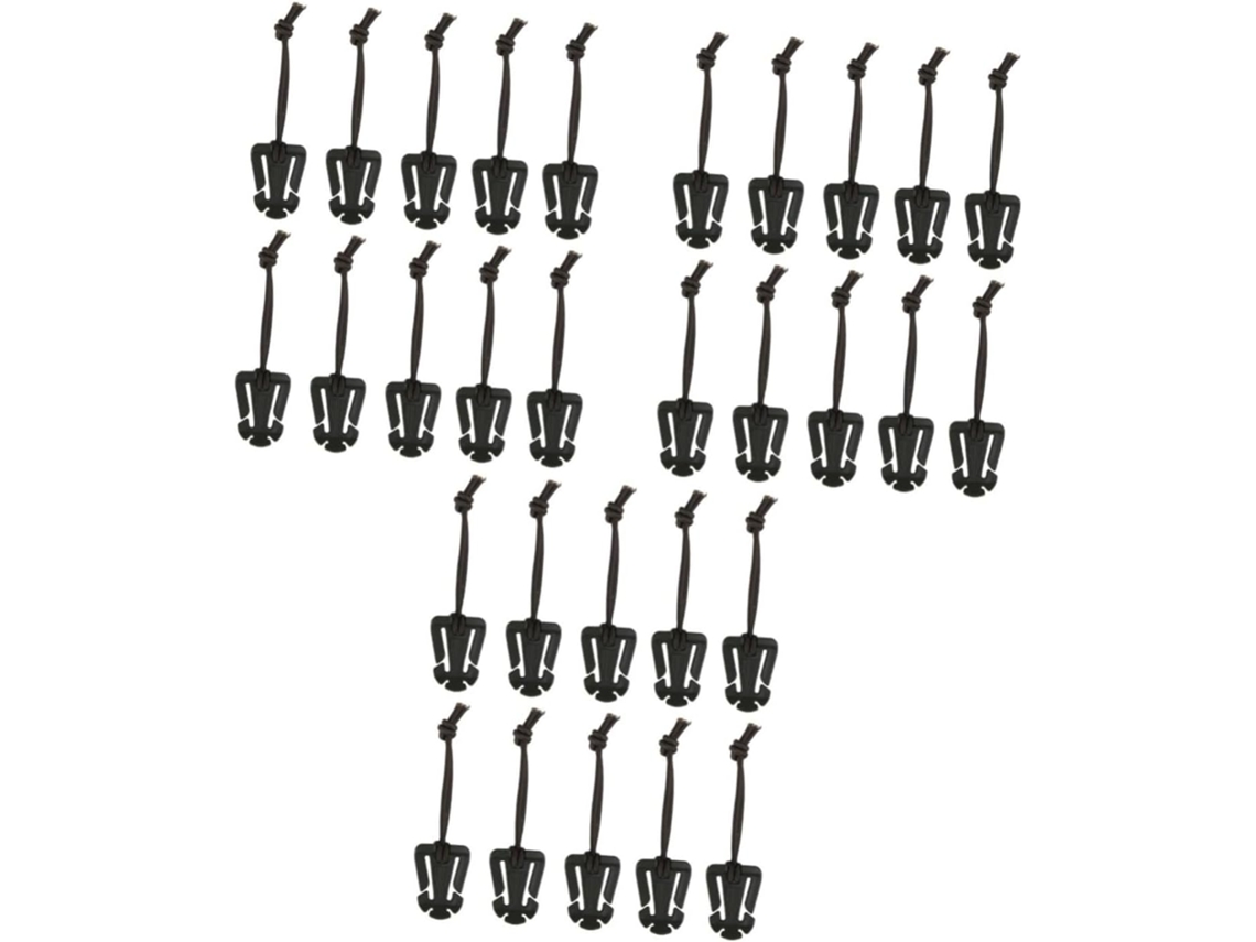 Pacote Com 30 Tiras Elásticas Para Gerenciamento De Ferramentas, Com Fivela De Clipe, Para Cintos.