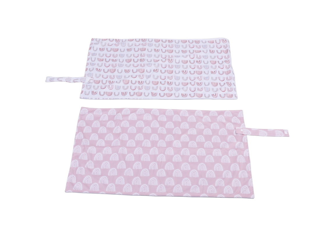 Mali 2pcs Almofada Impermeável para Cama Bebê Lavável Reutilizável Protetor Incontinência