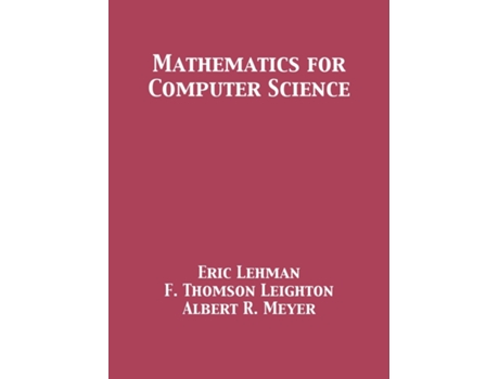 Livro Mathematics For Computer Science De Eric Lehman (inglês)