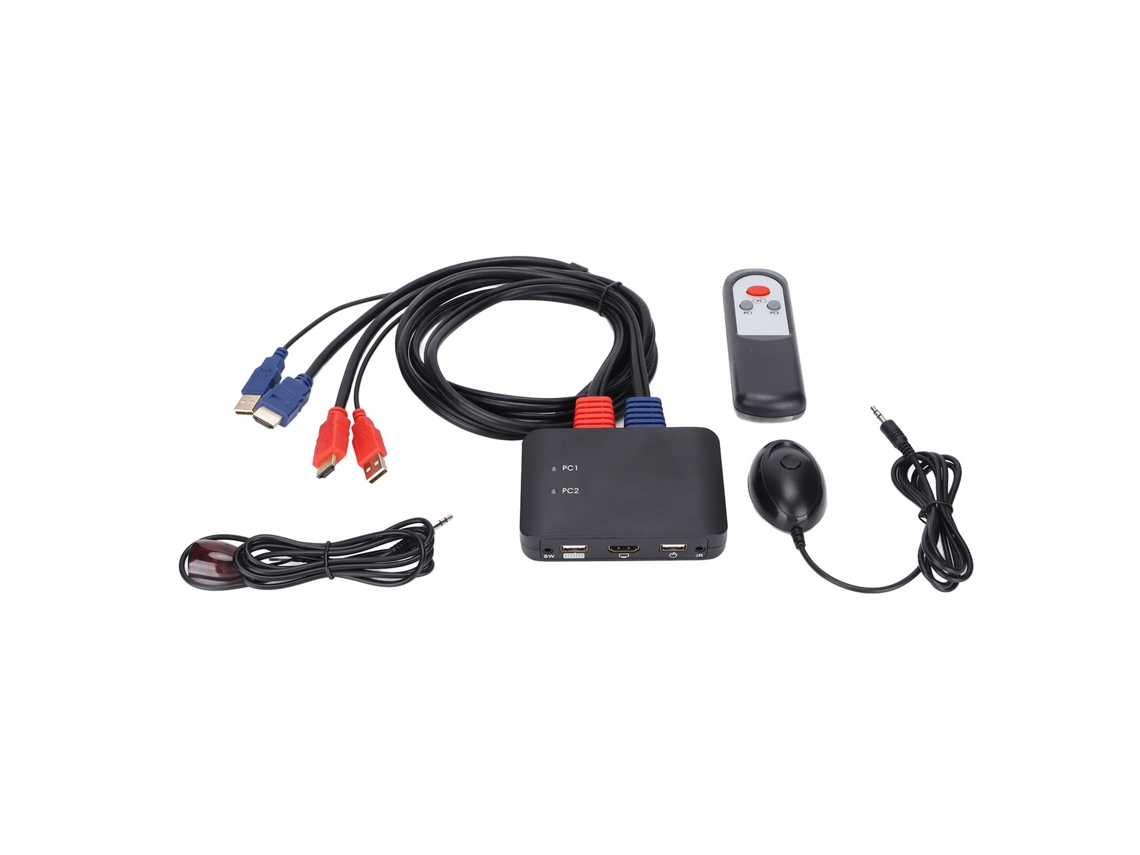 Switch Kvm 2 Portas Usb 4k 60hz LAXISCREED
