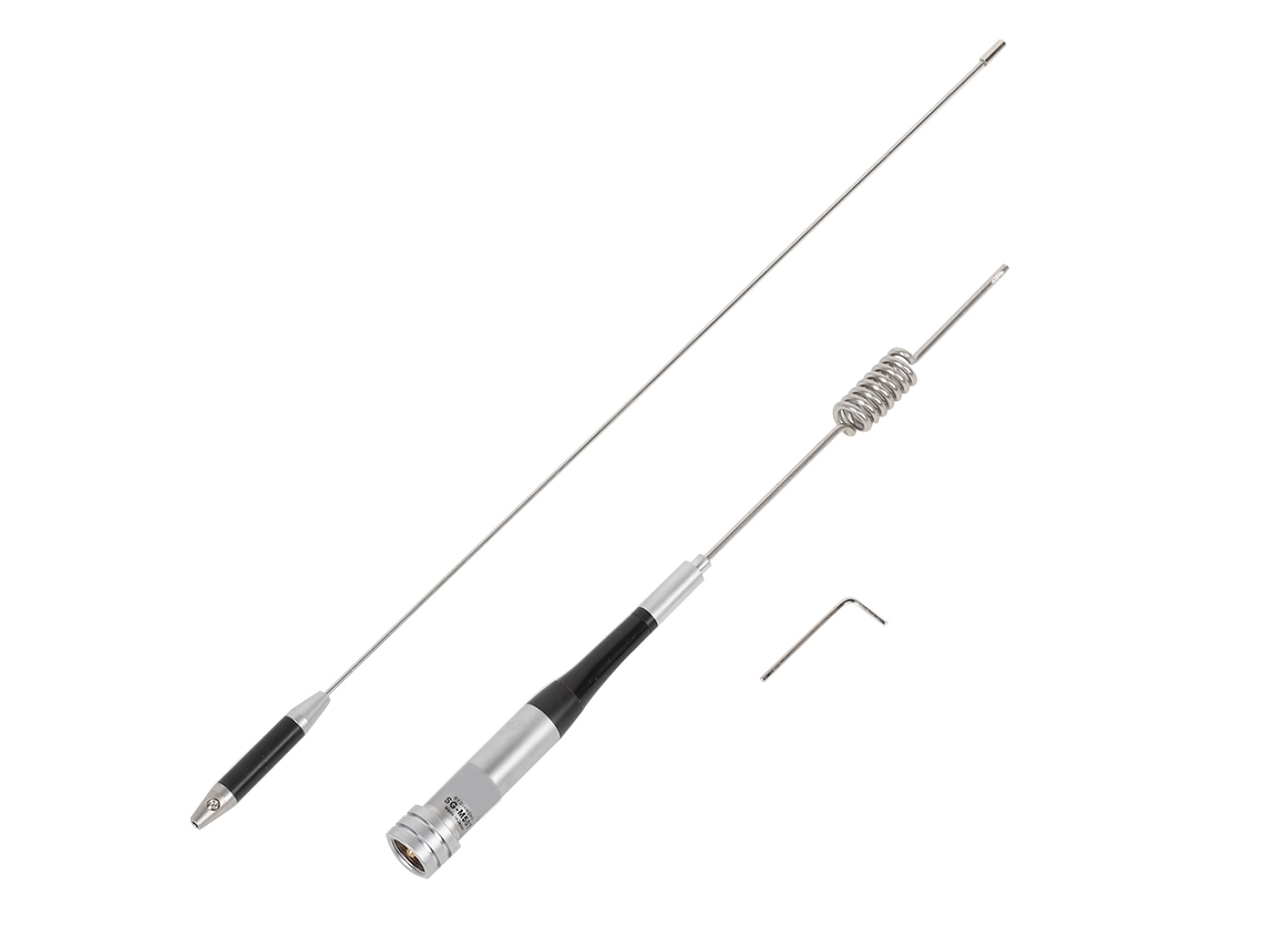 Antena Para Rádio Móvel Carro Uv Dualband 144/430mhz 2.15dbi 5.2dbi 70w Sgm507