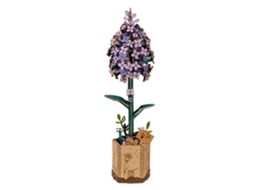 Conjunto de Mini Buquês de Flores Artificiais, Bloco para Presente, Faça Você Mesmo Seu Buquê AQUAFORGE (roxo)