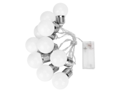 Luzes de Cordeiro Led Branco Leite 10led 1.5m Luz Quente para Natal Festa Decoração
