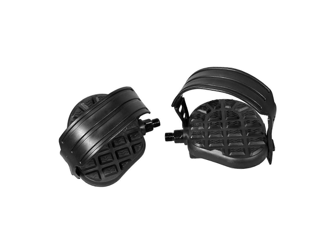 Rebe-pedales De Bicicleta De Ejercicio Multifunción Negro Ligeros Para Entrenamiento Indoor Resistentes Y Antideslizantes