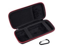 Capa de Power Bank Nova Line Eva resistente a impactos com carabiner 10x23x4cm