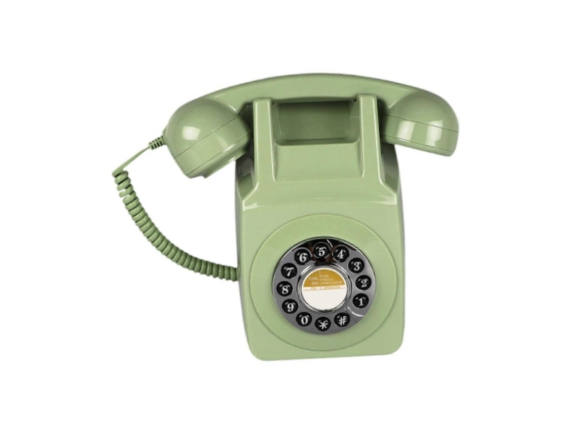 Telefone De Parede Com Fio Aquaforge Em Estilo Retrô Para Sala De Jantar.