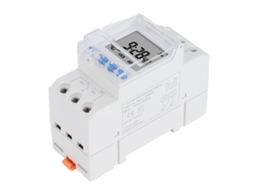 Interruptor Programável Com Temporizador Eletrônico Inteligente Analógico Para Rail Din 16a