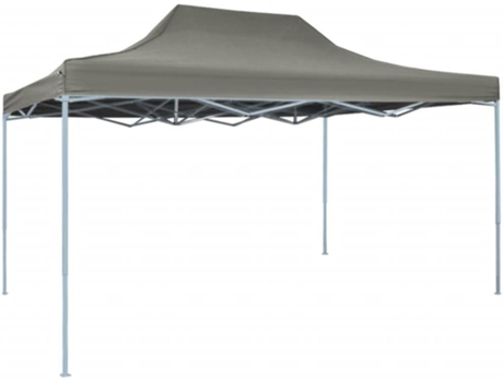 Toldo  Pop-up Dobrável (Cinzento Escuro - Tecido - 450x300x315 cm)