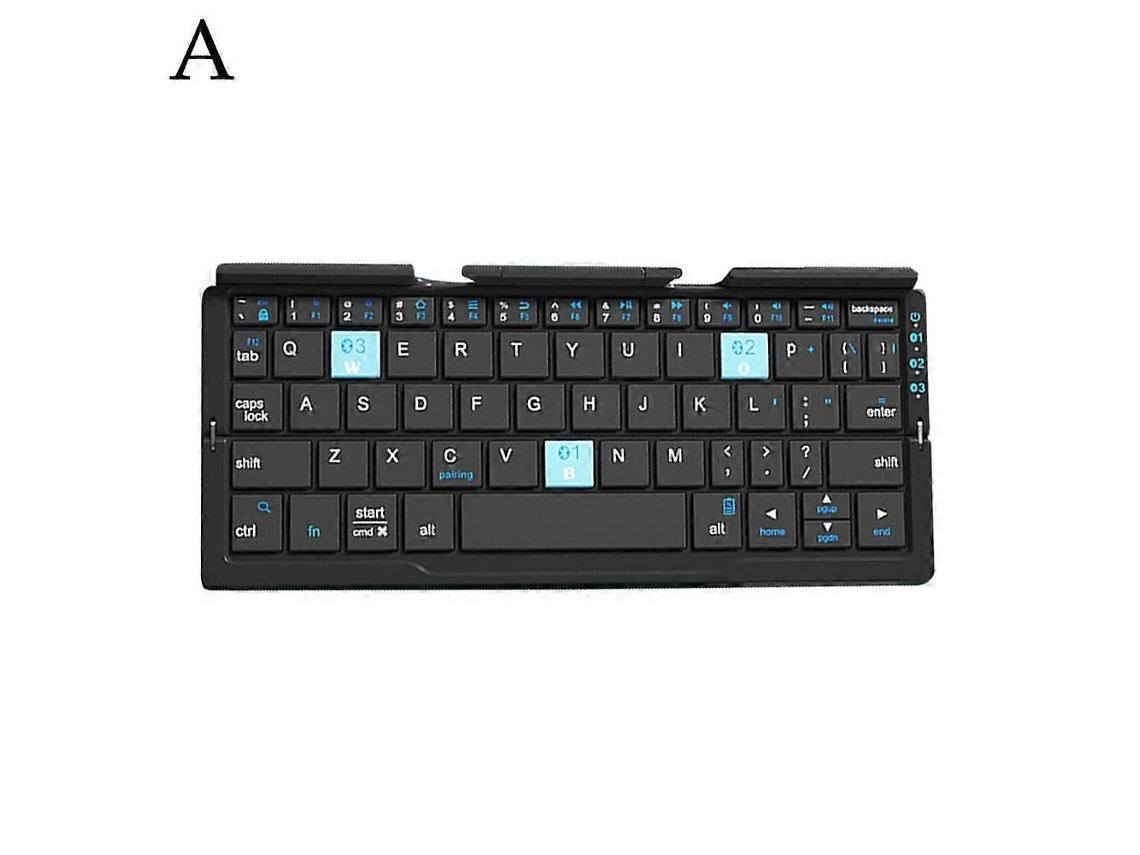 Teclado Bluetooth Sem Fio Dobrável e Portátil para Celular TAISHENGDA