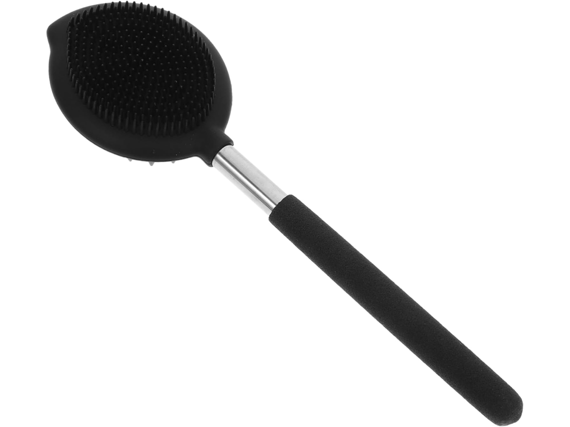 Escova Esfoliante Corporal De Silicone Ukcoco Com Cabo Longo E Ergonômico, Ideal Para Banho, Massagem E Esfoliação