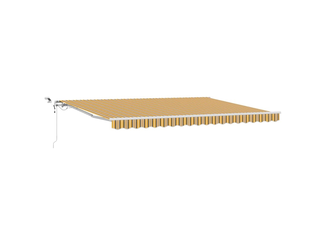 Toldo Retrátil Automático Vidaxl Multicolorido Tecido