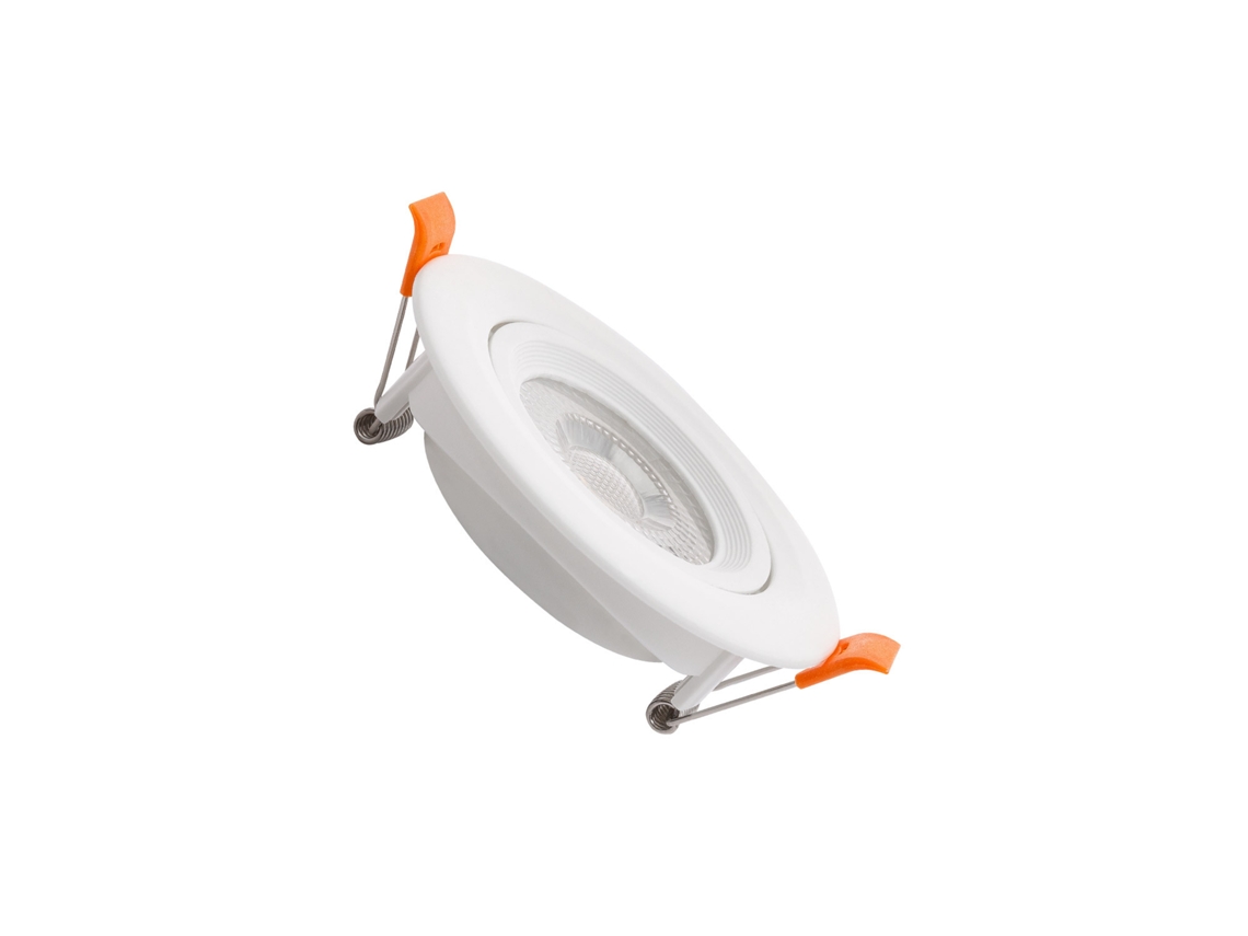 Foco Downlight Led 7w Circular Solid Slim Corte Ø 65 Mm 4000k Branco Neutro