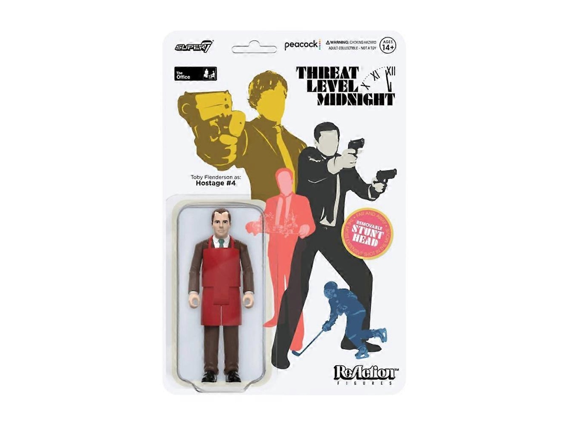 Figura Reaction Hostage #4 Threat Level Midnight 3.75 Polegadas, Colecionáveladultunisex