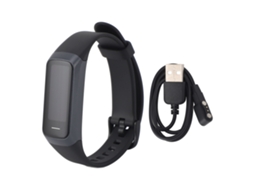 Pulseira Inteligente Com Tela Touch Colorida Hd Monitoramento De Sono Temperatura Modos Esportivos À Prova D'água Preto