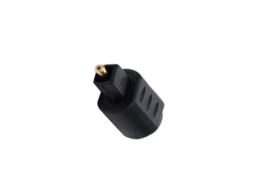 Adaptador de Áudio Óptico com Plugue Mini 3,5 Mm para Toslink Macho, Que Melhora a Transmissão Digital Amplificadores. AQUAFORGE