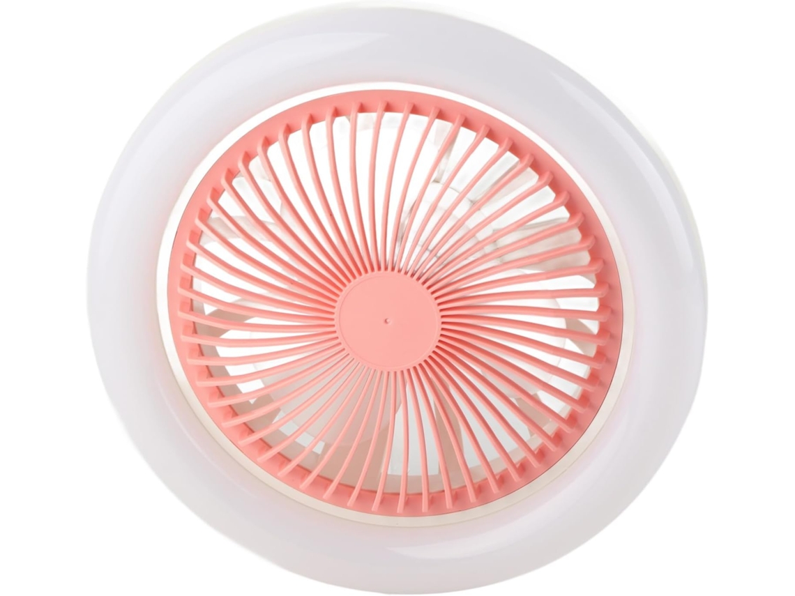 Ventilador De Teto Com Luz Led De 30w E27 E Motor, Quarto De Dormir