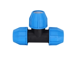 Conector em T de 40mm para Tubos de Água Acessório de Conexão Plástico Pe Resistente À Pressão
