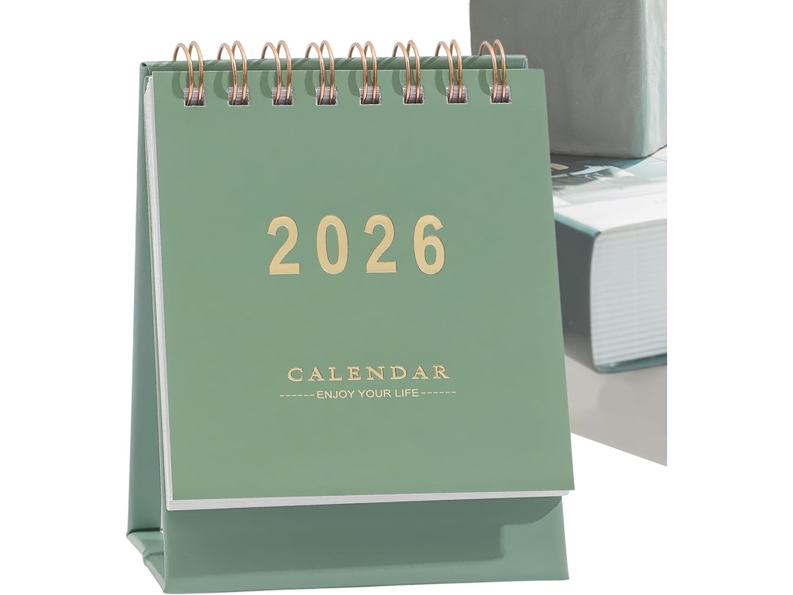 Calendário De Mesa Chão Para
