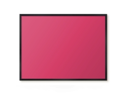Quadro magnético de parede rosa claro para quarto Espelharte (80x60 cm)