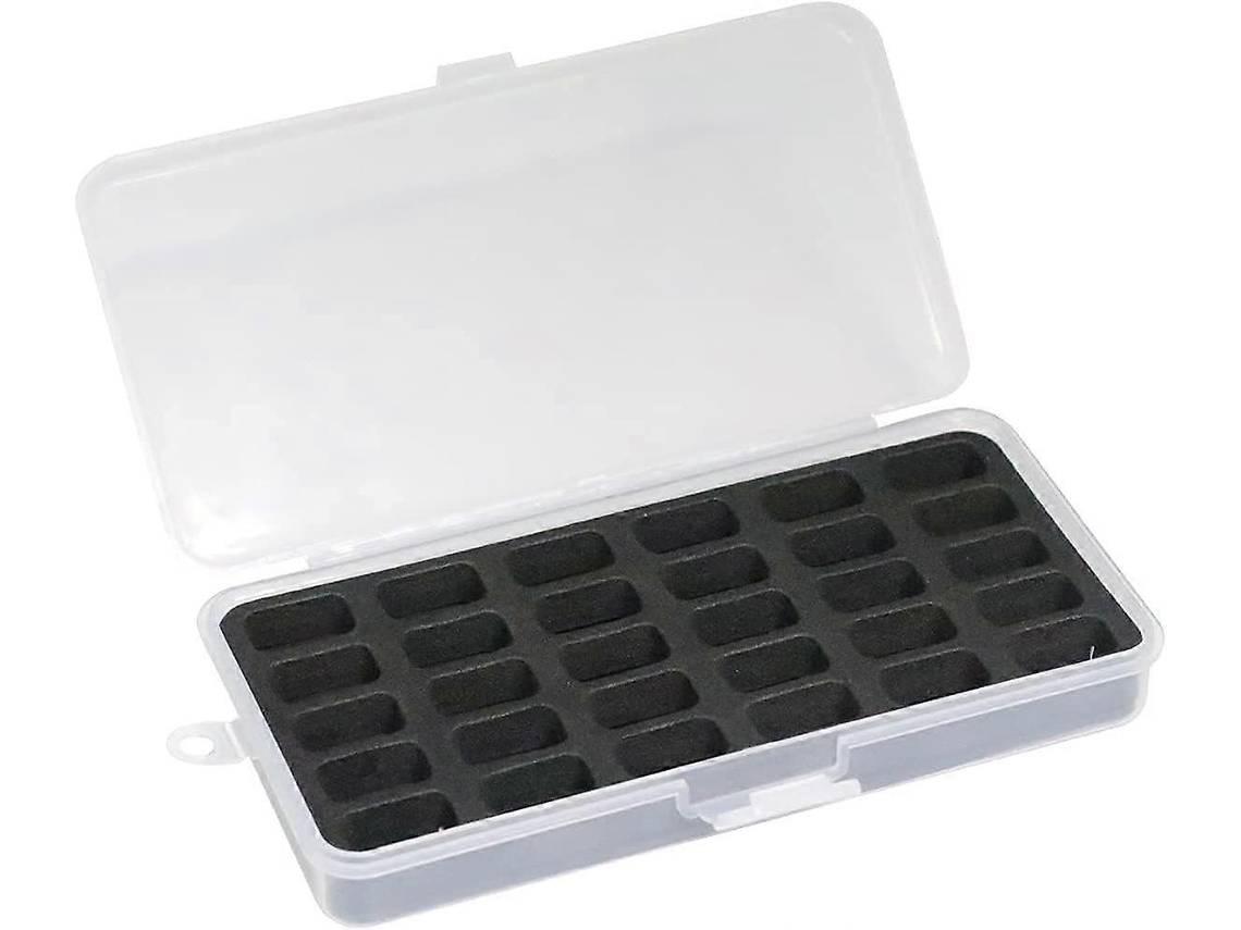 Caixa Organizadora Para Bobinas, Organizador De Linhas Costura Com Capacidade 30 Bobinas Vazias Aquaforge (somente A Caixa)