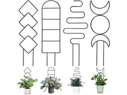 Suportes internos para plantas trepadeiras AQUAFORGE, pequenas treliças para vasos
