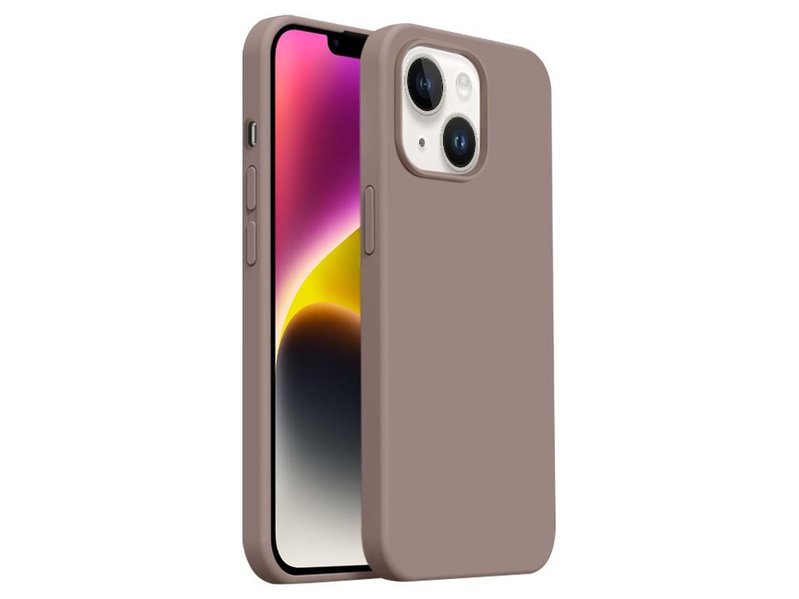 Capa De Silicone Líquido Ultra Fina Para Iphone 14 - Cobertura Total - Magsafe