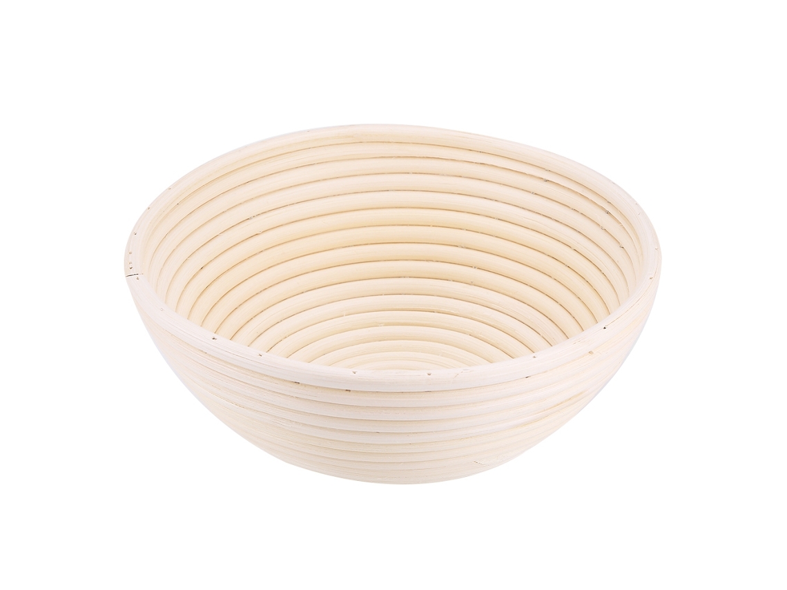 Cesto Banneton Para Pão Artesanal, Em Rattan Natural, 22 × 8 Cm, Para Massa Madre, Fermentação Natural E Padaria Doméstica