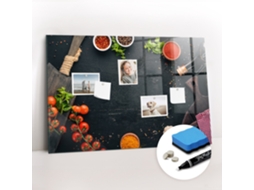 Quadro Magnético Colorido Acessórios De Cozinha Para A Sala De Estar Espelharte (90x60 Cm)