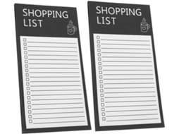 2 Peças Bloc-notes Magnétique Pour Frigo Calepin Prize De Notes Reutilizable Carnet De Courses Compact Et