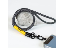 Qu-cordão Para Celular Feminino Com Corda Anti-perda E Alça Transversal Para Escritório Ou Viagem-poliéster Premium