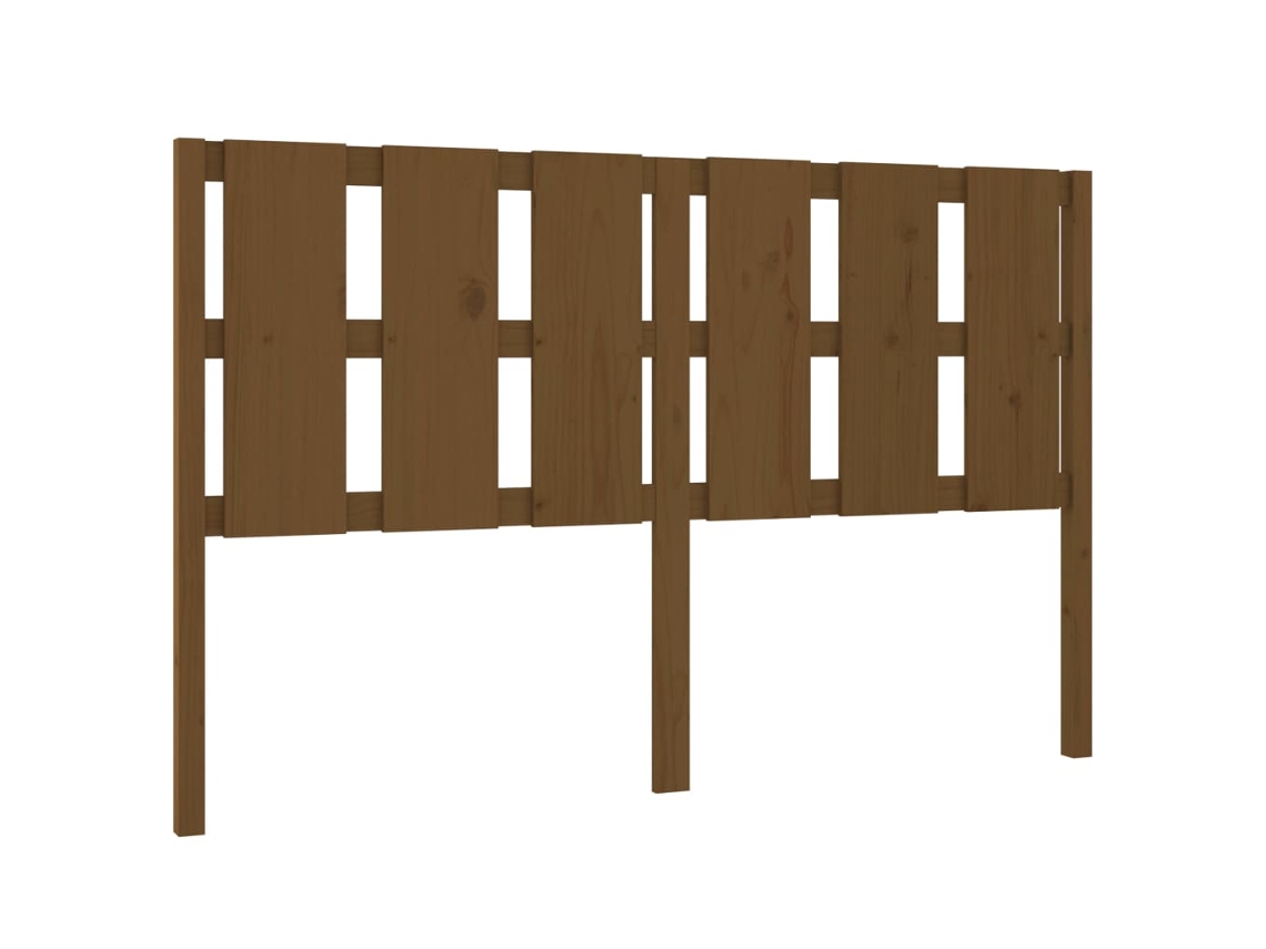 Bed Headboard, Bed Headboards Vidaxl Marrom Madeira De Pinho (155.5 X 100 Cm)