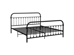 Estrutura de Cama em Metal 180x200 Cm Preto MAISON EXCLUSIVE