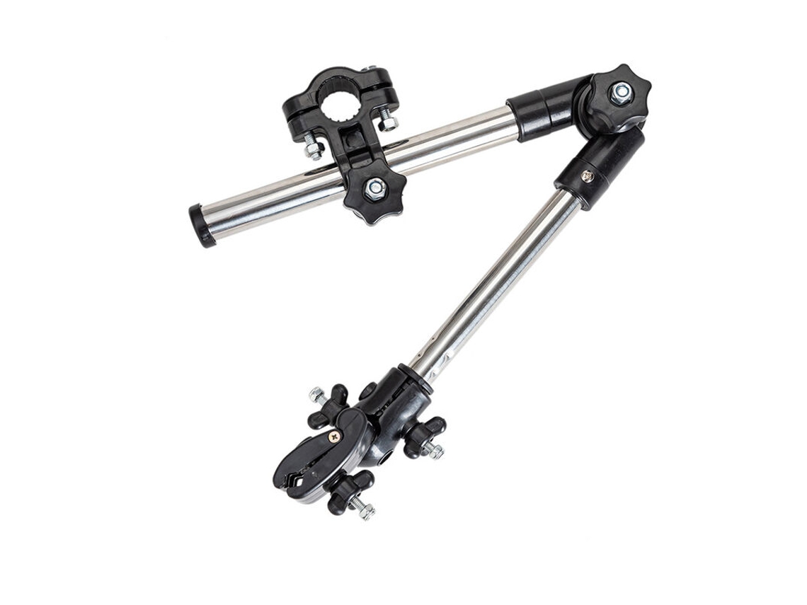 Suporte Para Guarda-chuva Para Cadeira De Rodas Smafox, Ajustável Em 360°, Com Conexão Giratória Para Guarda-chuva (preto)