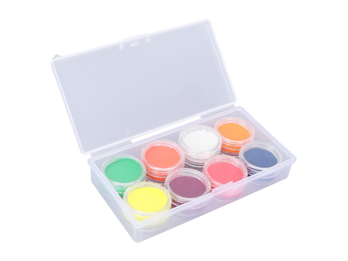 Kit De Pintura Facial Corporal Seguro Hipoalergênico Solúvel Em Água