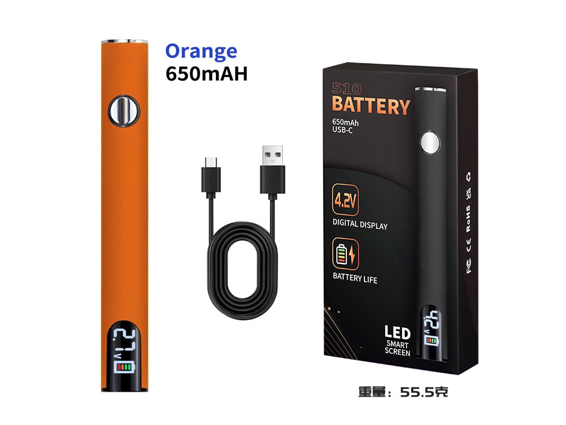 Ferro De Soldar 650mah Portátil Recarregável Por Usb Temperatura Ajustável De 330°c A 450°c, 3 Pontas De Solda Digitallab laranja