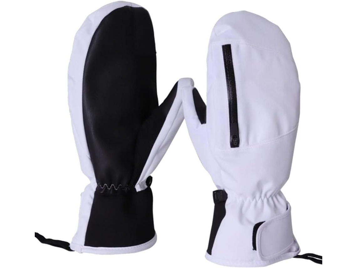 Par De Luvas Térmicas De Esqui, Luvas Quentes De Inverno Com Bolso Com Zíper Para Homens, Mulheres, Esportes, Ciclismo, Corrida Aquaforge